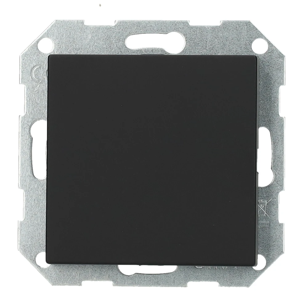 Miniatuur van Gira blindplaat - systeem 55 zwart mat (0268005)