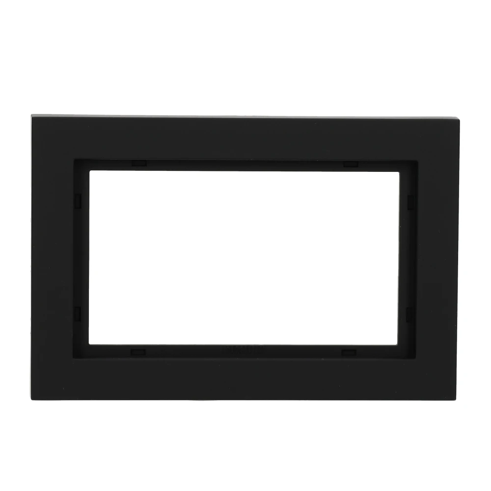 Miniatuur van Gira E2 afdekplaat stopcontact 1,5-voudig - zwart mat (100109)