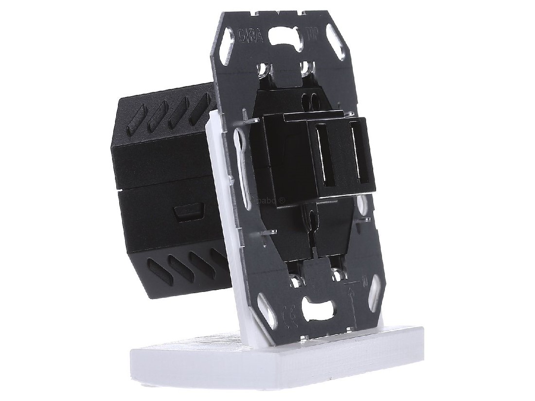 Miniatuur van Gira USB-voeding 2-voudig type A/A basiselement (235900)