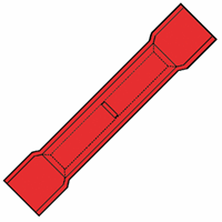 Miniatuur van KLEMKO A-1036-SK - geïsoleerde stootverbinder voor 10 mm2 draad per 25 stuks (101720)