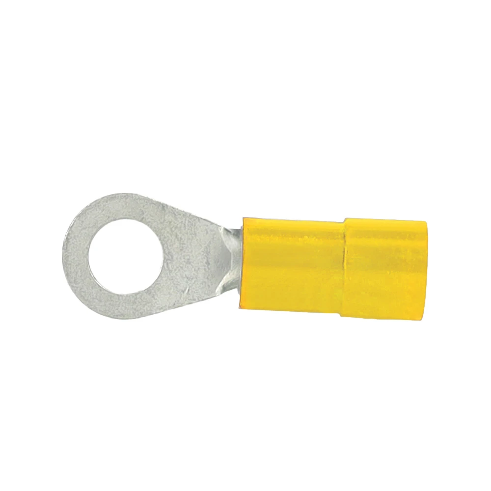 Miniatuur van Intercable Q-serie DIN geïsoleerde kabelschoen ring recht 0,1-0,4 mm² M4 vertind - geel per 100 stuks (ICIQ054)