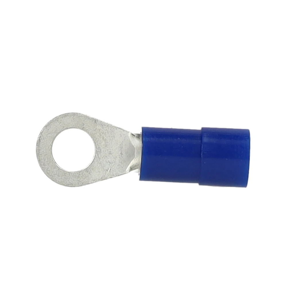 Miniatuur van Intercable Q-serie DIN geïsoleerde kabelschoen ring recht 1,5-2,5 mm² M5 vertind - blauw Sf per 100 stuks (ICIQ25S)