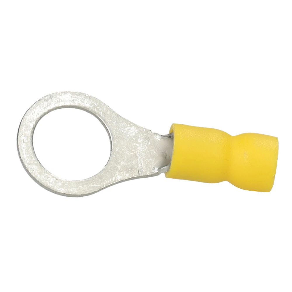 Miniatuur van Intercable Q-serie DIN geïsoleerde kabelschoen ring recht 25 mm² M8 vertind - geel per 50 stuks (ICIQ2510)