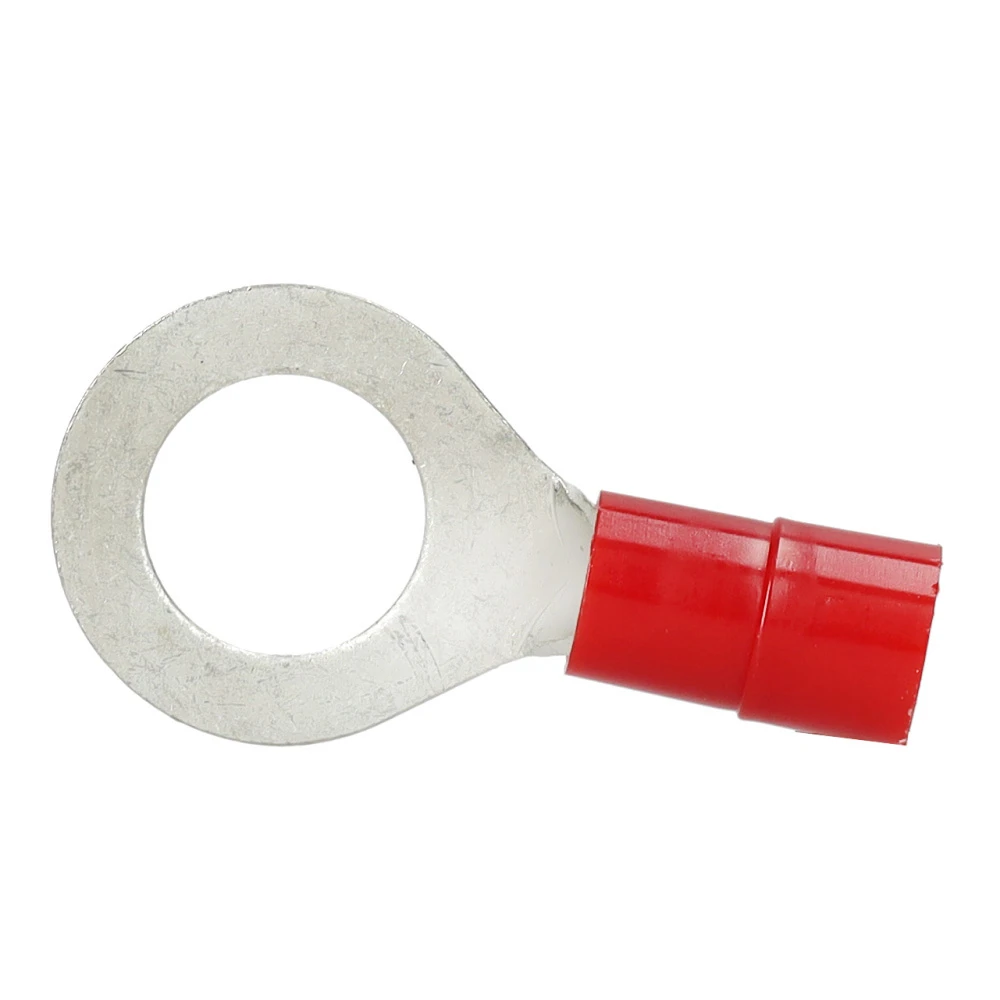 Miniatuur van Intercable Q-serie DIN geïsoleerde kabelschoen ring recht 95 mm² M12 vertind - rood per 50 stuks (ICIQ9512)
