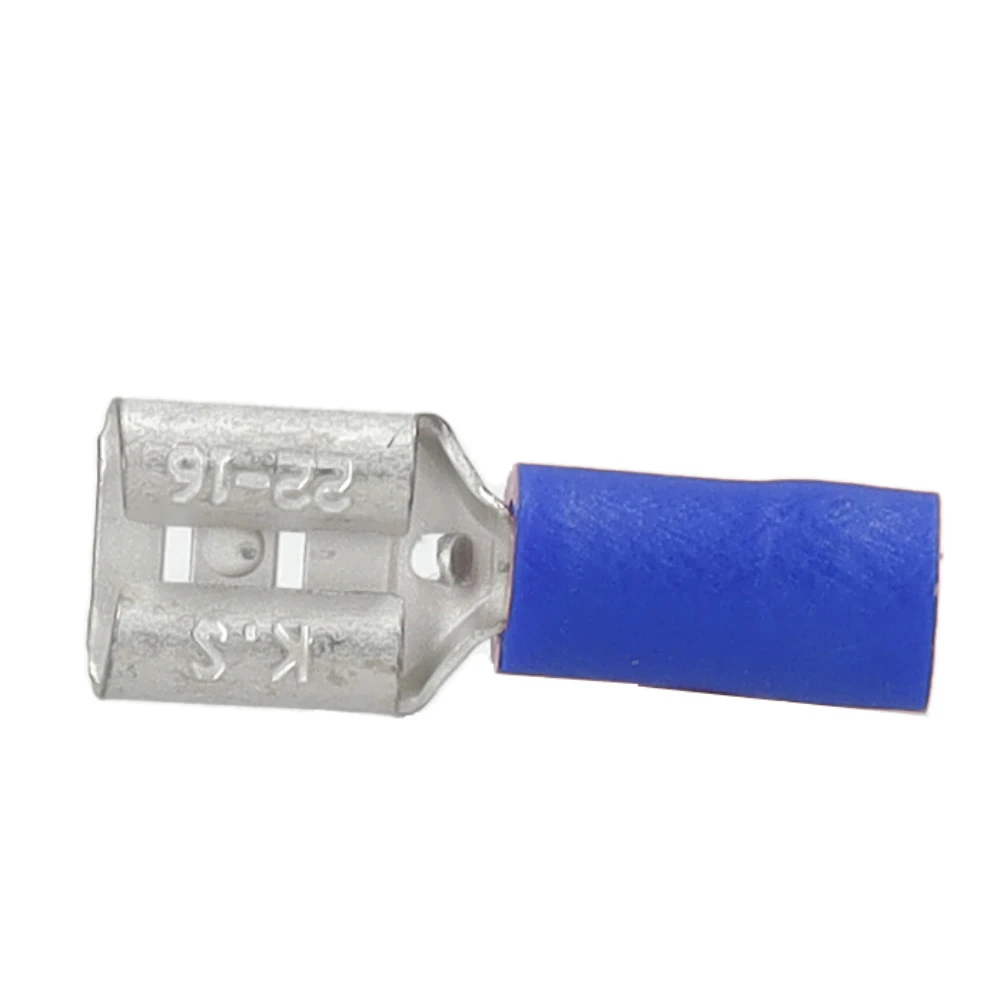 Miniatuur van Intercable Q-serie DIN geïsoleerde vlaksteekhuls 1,5-2,5 mm² 6,3x0,8 messing - blauw GV per 1000 stuks (ICIQ268FHGV)