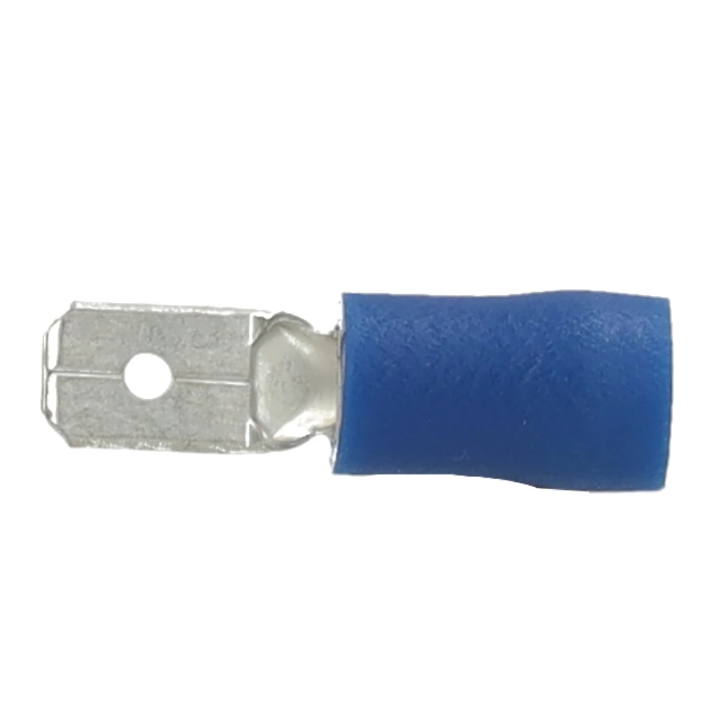 Miniatuur van Intercable Q-serie DIN geïsoleerde vlaksteekhuls 1,5-2,5 mm² 4,8x0,8 messing - blauw per 100 stuks (ICIQ248FS)