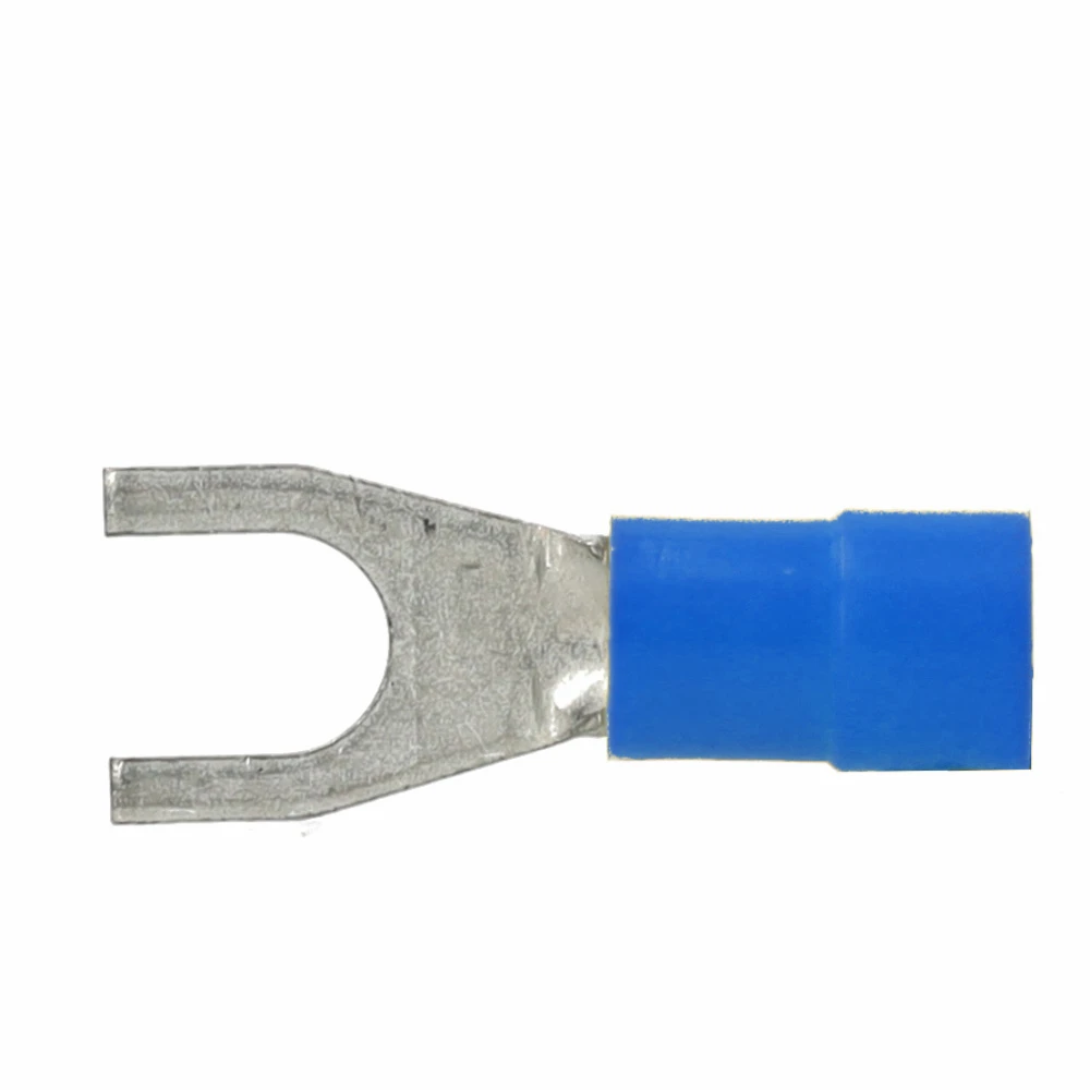 Miniatuur van Intercable Q-serie DIN geïsoleerde vorkkabelschoen 1,5-2,5 mm² M4 vertind - blauw per 100 stuks (ICIQ24G)
