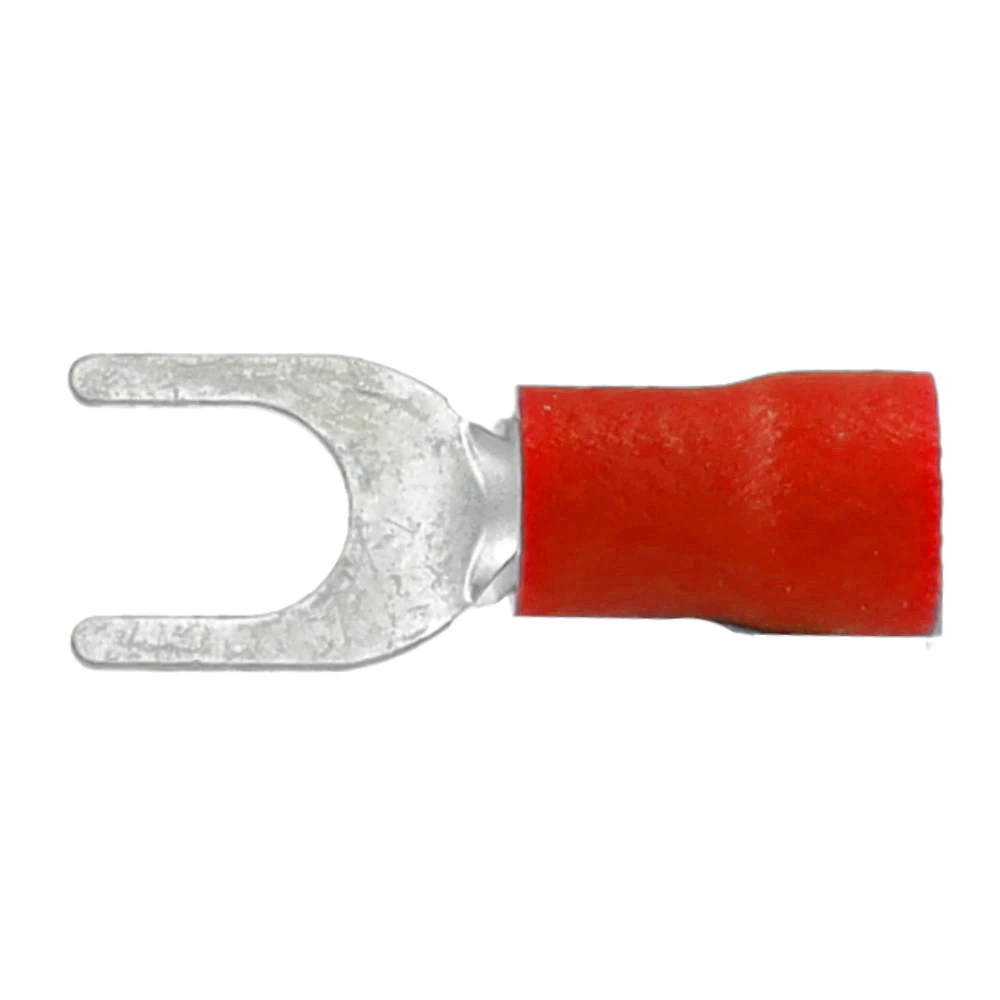 Miniatuur van Intercable Q-serie DIN geïsoleerde vorkkabelschoen 10 mm² M5 vertind - rood per 50 stuks (ICIQ105G)