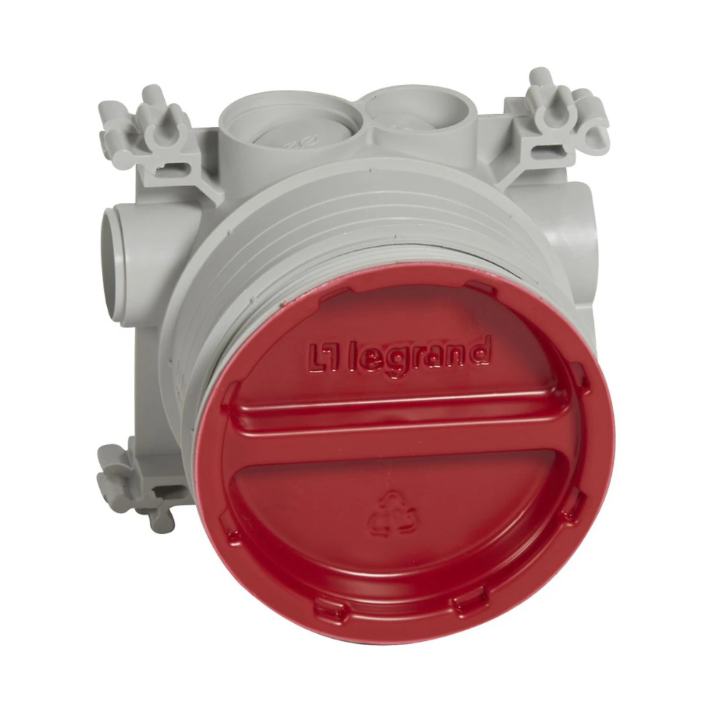 Miniatuur van Legrand enkelvoudige inbouwdoos Batibox multihouder diepte 50mm Platinum (081988)