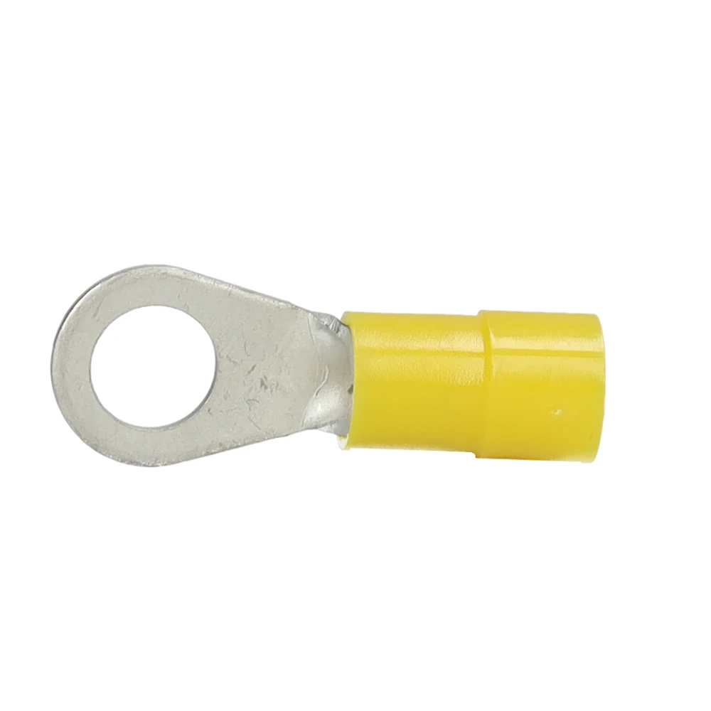 Miniatuur van KLEMKO geïsoleerde ringkabelschoen M10 voor 4,0-6,0 mm², PVC geel per 100 stuks
