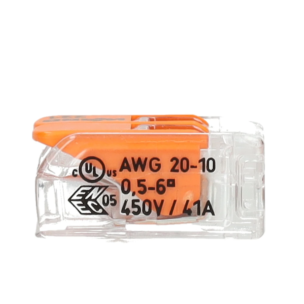 Miniatuur van Wago steekklem 2-voudig 6mm2 per 50 stuks (221-612)