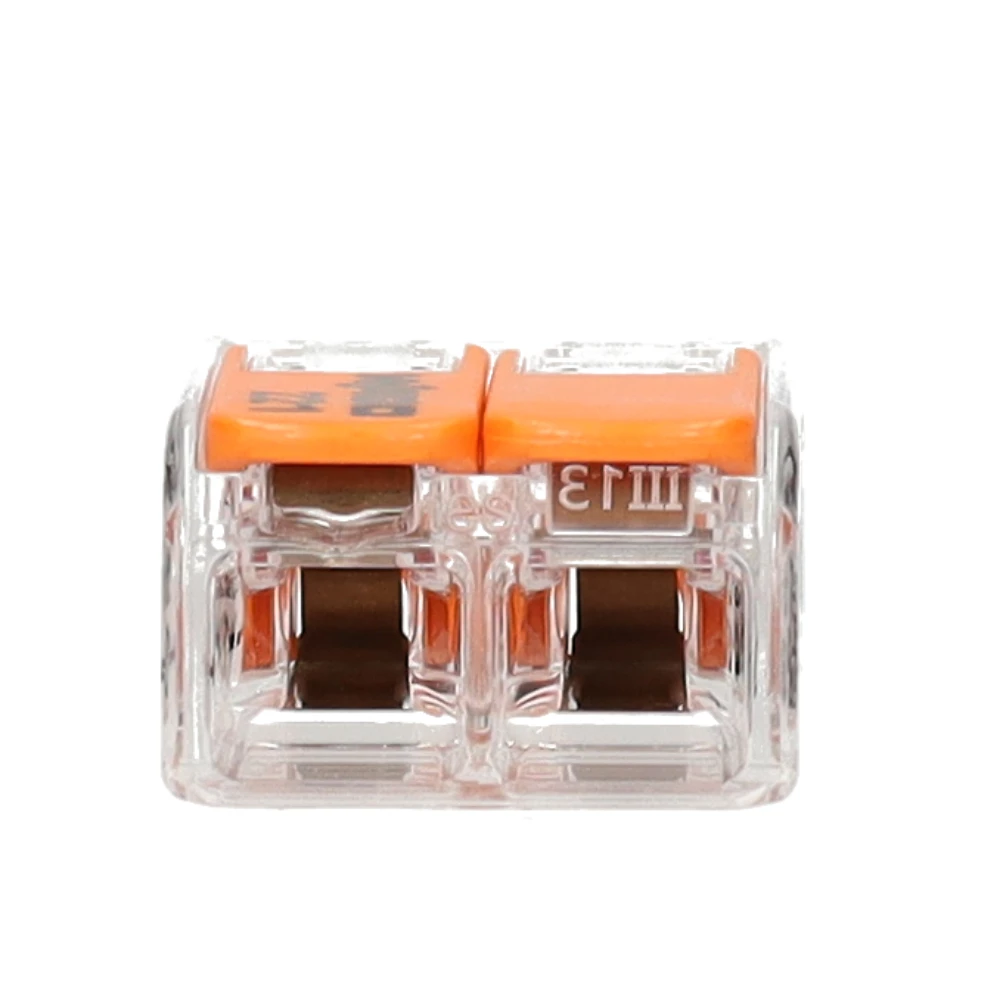 Miniatuur van Wago steekklem 2-voudig 6mm2 per 50 stuks (221-612)