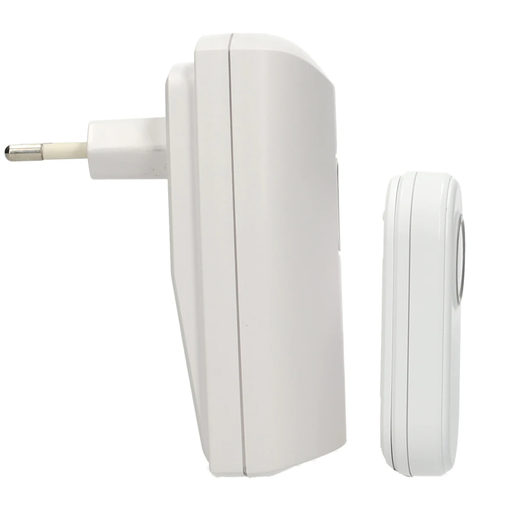 Miniatuur van KLIKAANKLIKUIT plug-in draadloze deurbelset - ACDB-8000AC wit (70273)