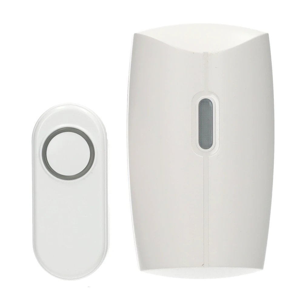 Miniatuur van KLIKAANKLIKUIT plug-in draadloze deurbelset - ACDB-8000AC wit (70273)