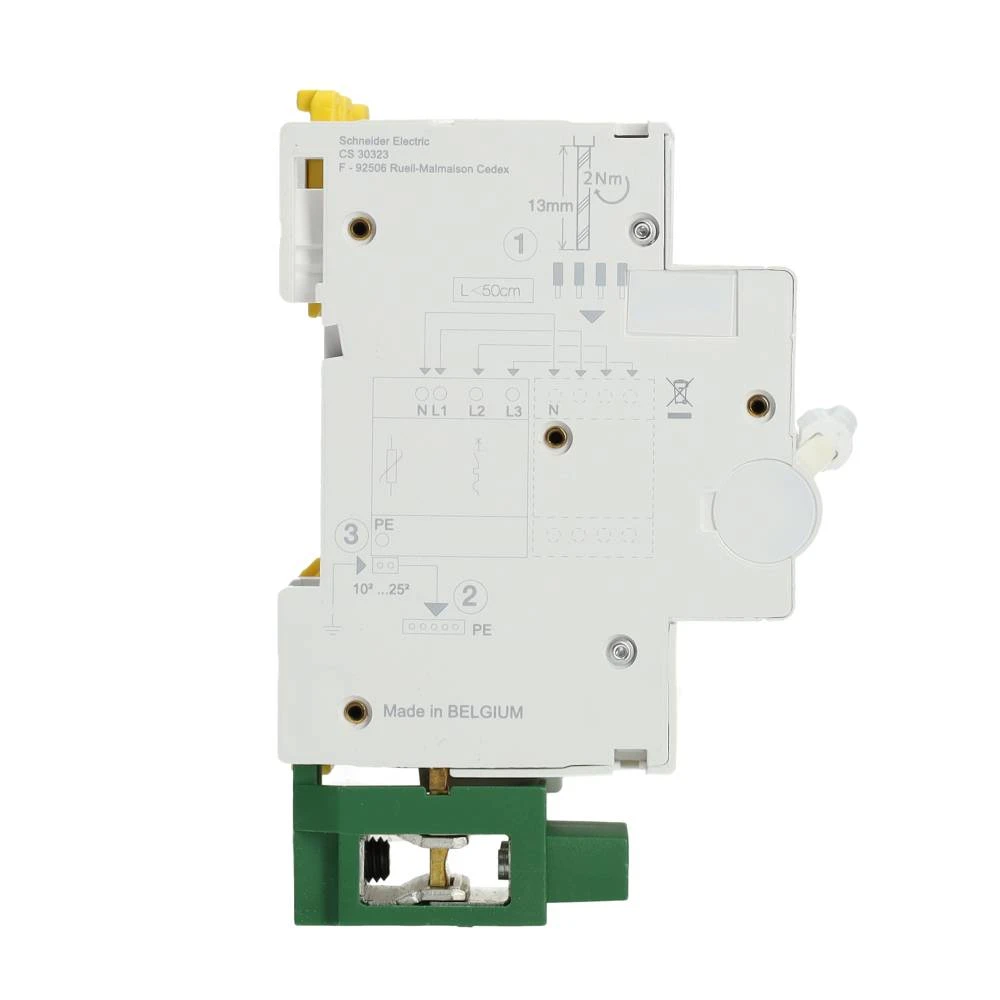 Miniatuur van Dehn Resi9 overspanningsbeveiliging type 2 3P+N (TN, TT) 10kA DIN-rail (R9L12710)