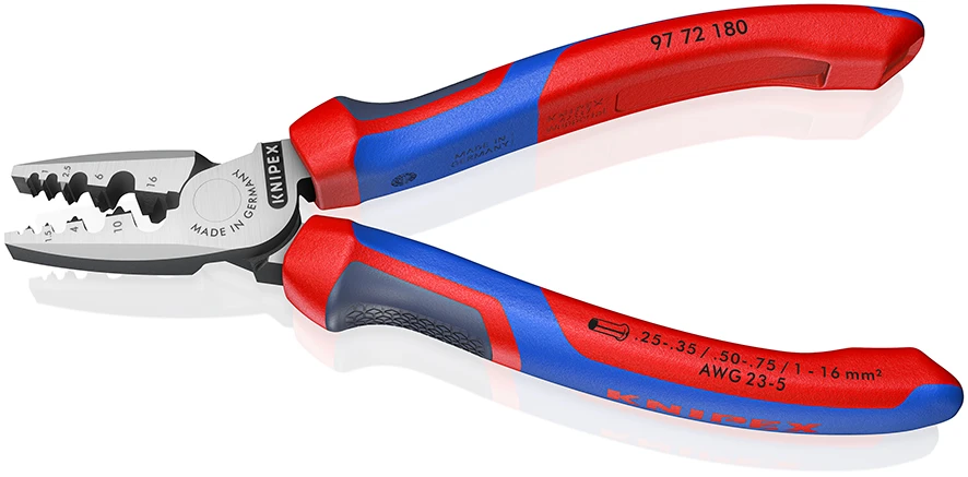 Miniatuur van KNIPEX adereindhulstang 0.25–16.0mm (97 72 180)