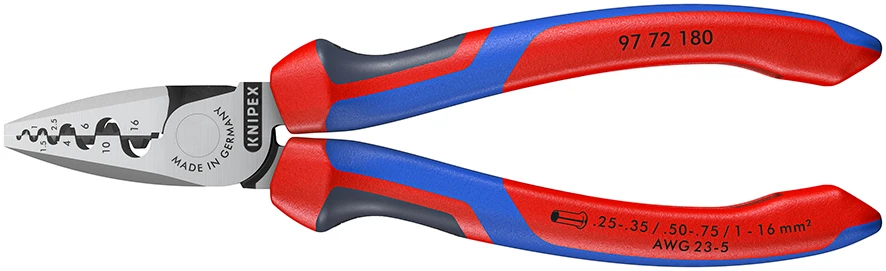 Miniatuur van KNIPEX adereindhulstang 0.25–16.0mm (97 72 180)