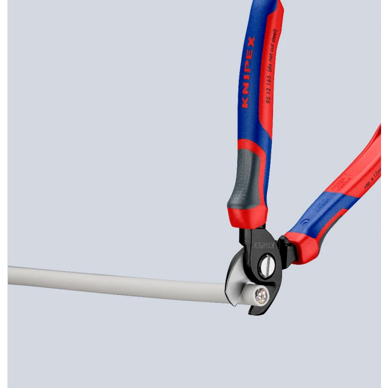 Miniatuur van KNIPEX kabelschaar capaciteit 50mm2 lengte 165mm met 3-comp comfort handgreep KNIPEXtend (9512165)