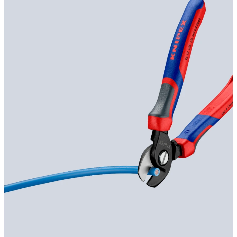 Miniatuur van KNIPEX kabelschaar capaciteit 50mm2 lengte 165mm met 3-comp comfort handgreep KNIPEXtend (9512165)