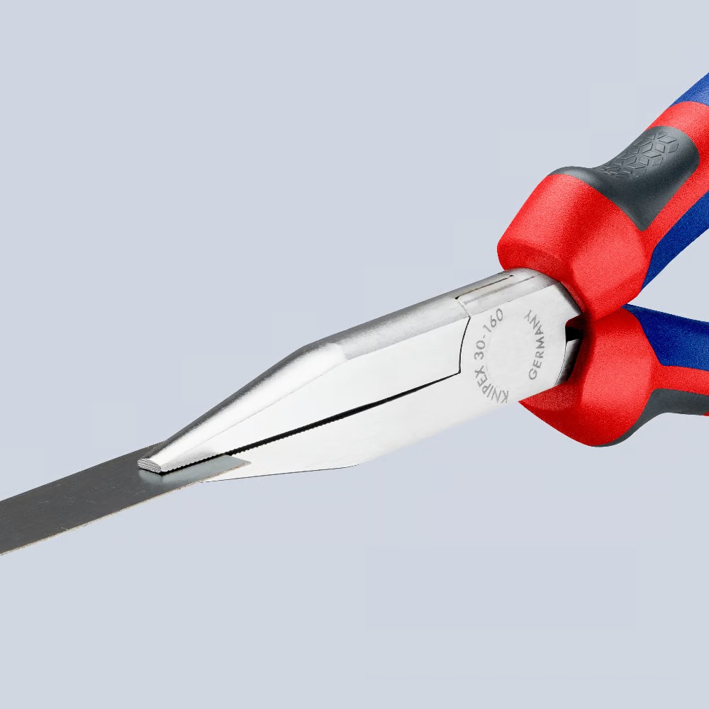 Miniatuur van KNIPEX langbektang verchroomd platte bek 160 mm (30 15 160)