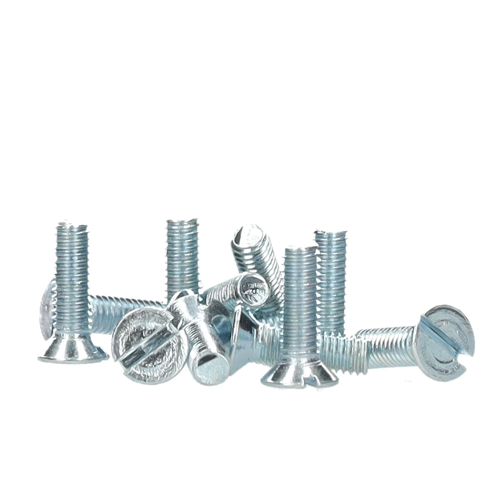 Miniatuur van EMhub M3 schroef platkop verzinkt DIN963-4.8 M3x10 per 100 stuks (4085000)