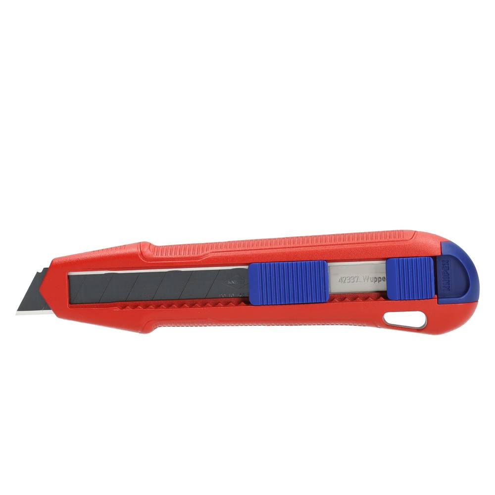 Miniatuur van KNIPEX universeel mes magnesium behuizing 18mm (90 10 165 BK)