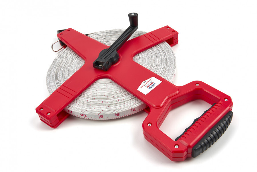 Miniatuur van HBM fiberglass meetlint 100 meter (10103)