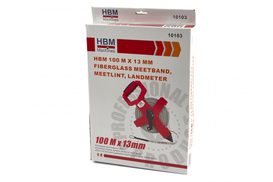 Miniatuur van HBM fiberglass meetlint 100 meter (10103)