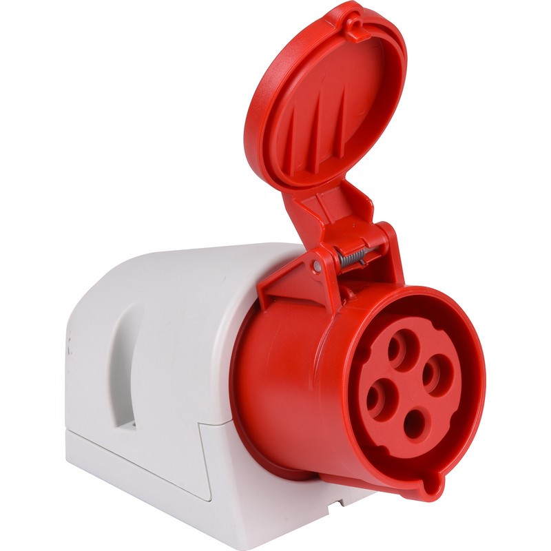 Kopp CEE stopcontact 4polig 400V 6H 32A IP44 (103000006) Elektramat