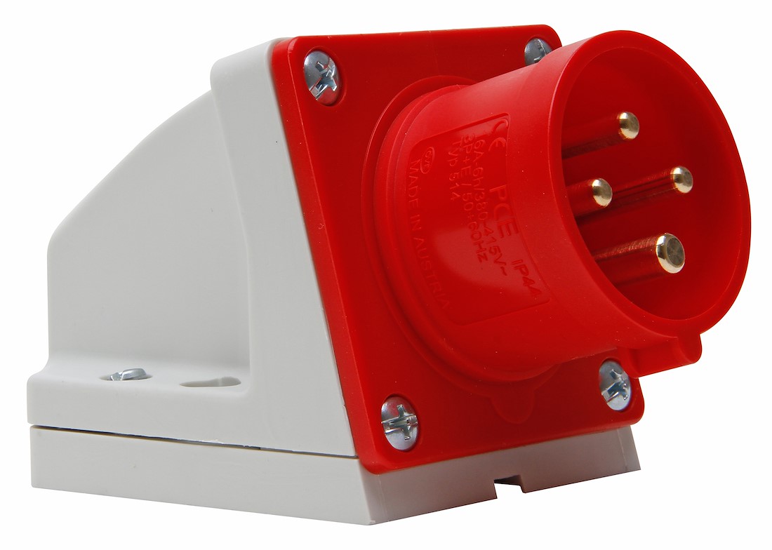 Kopp CEE toestelcontactdoos 4polig 400V 6H 16A IP44 (171801008