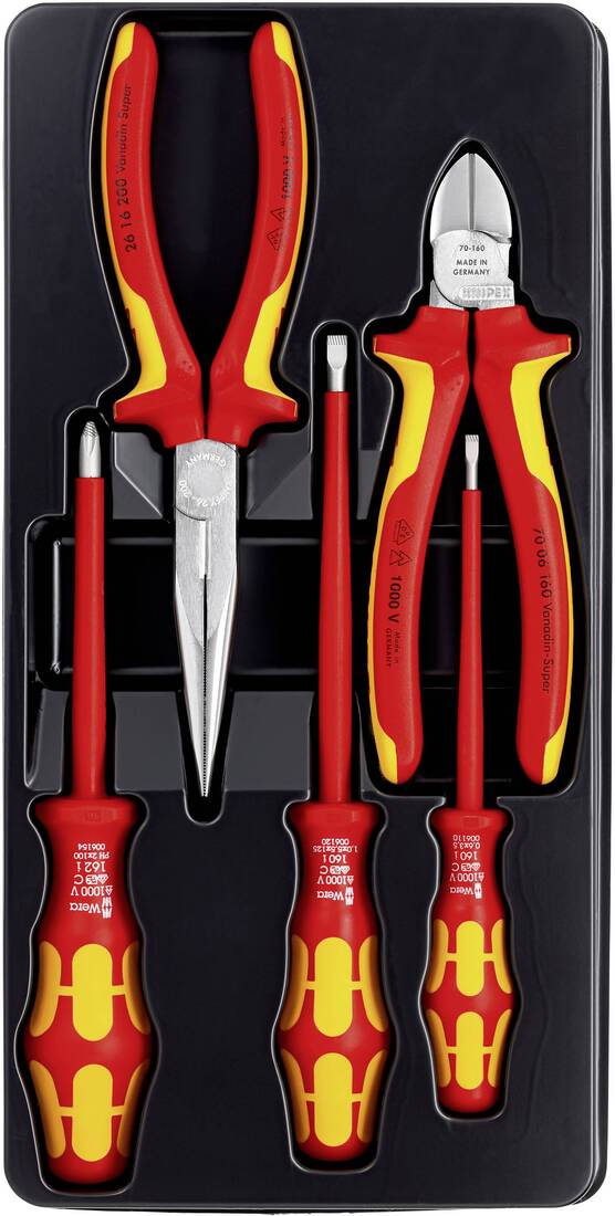 Miniatuur van KNIPEX elektra gereedschapsset VDE 5-delig (2013)