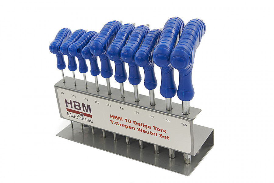 Miniatuur van HBM 10-delige torx t-grepen sleutelset (9769)