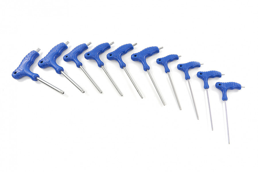 Miniatuur van HBM 10-delige torx t-grepen sleutelset (9769)