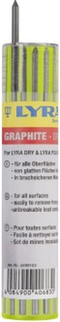 Miniatuur van Lyra reservestiften 6x grafiet 3x rood 3x geel (850336)