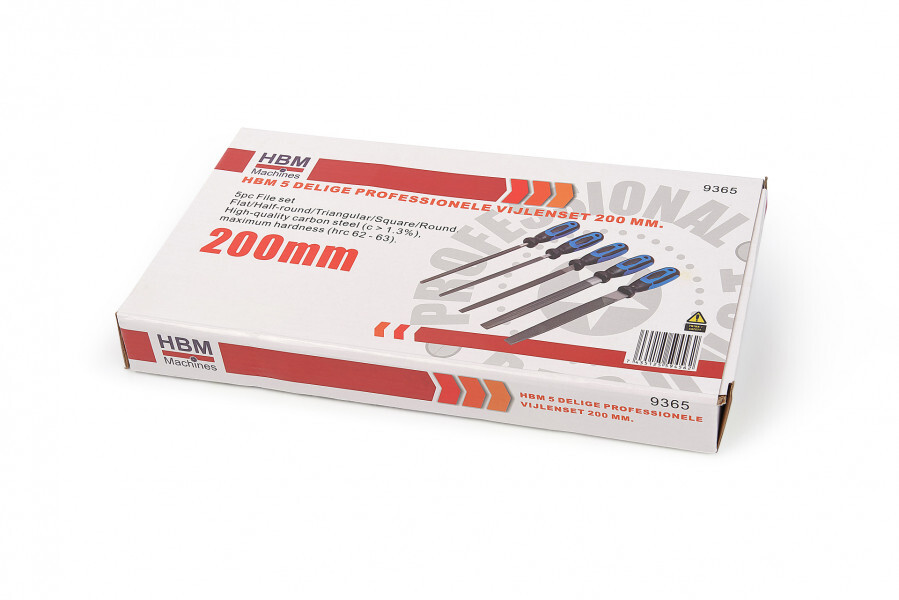 Miniatuur van HBM 5-delige professionele vijlenset 200mm (9365)