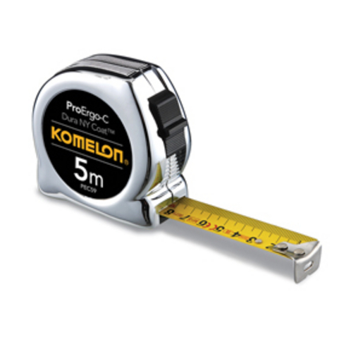 Miniatuur van Komelon rolbandmaat rolmaat met stop 3m 16mm verchroomd ABS met clip (PEC36)
