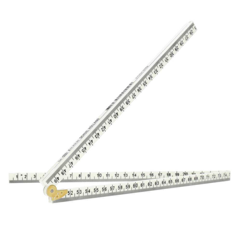 Miniatuur van Schuil duimstok vouw kunststof 1m 4-delig - wit (8624)