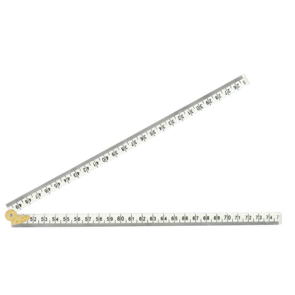 Miniatuur van Schuil duimstok vouw kunststof 1m 4-delig - wit (8624)