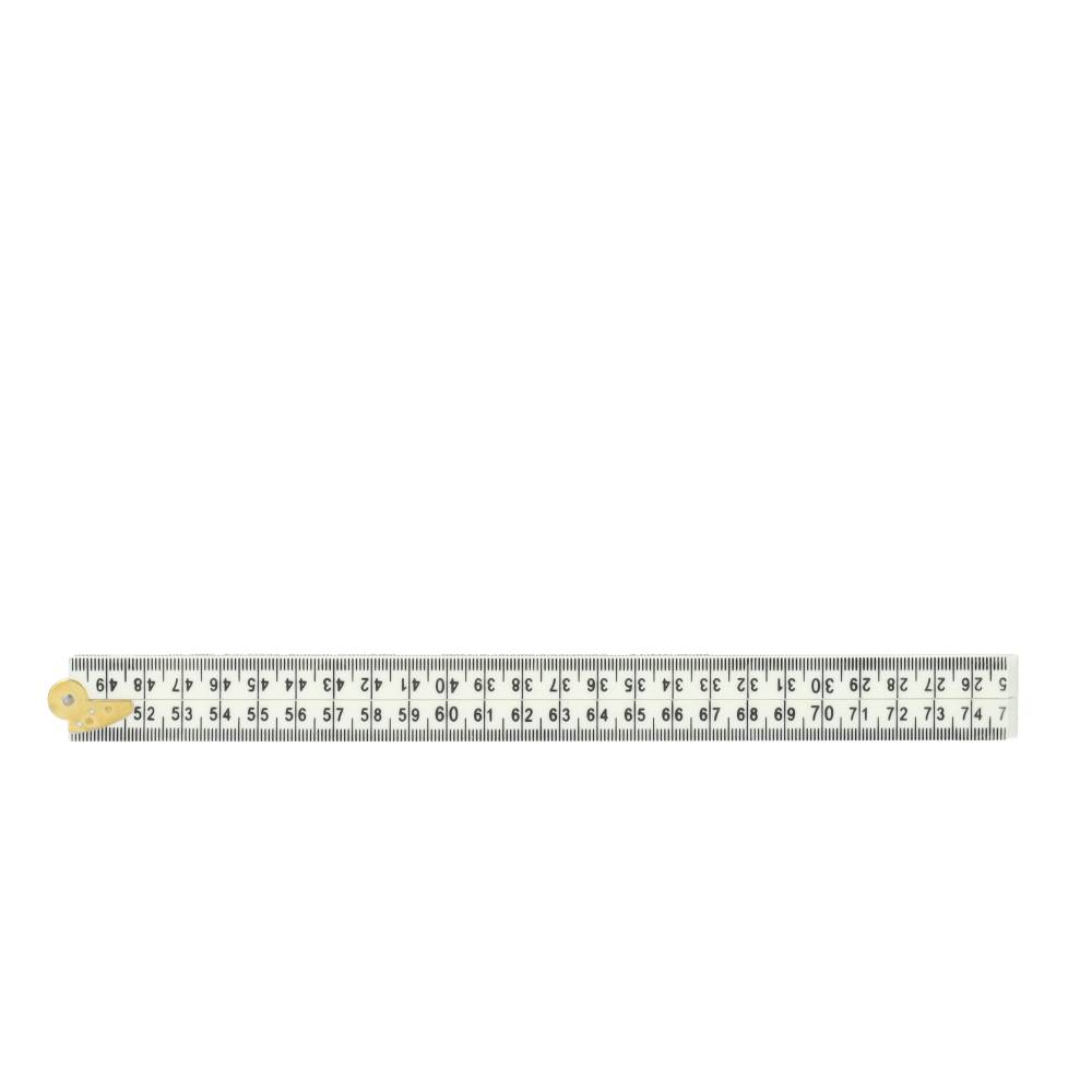 Miniatuur van Schuil duimstok vouw kunststof 1m 4-delig - wit (8624)