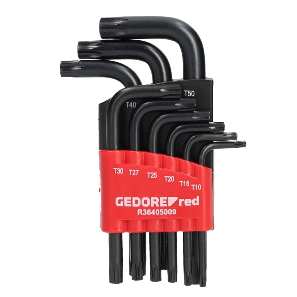 Miniatuur van GEDORE Red torx sleutelset haaks 9-delig (3301354)