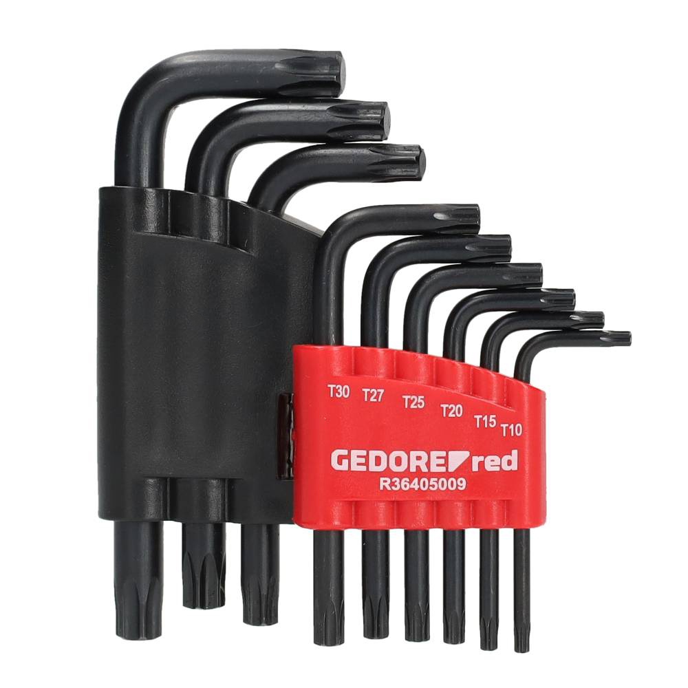 Miniatuur van GEDORE Red torx sleutelset haaks 9-delig (3301354)
