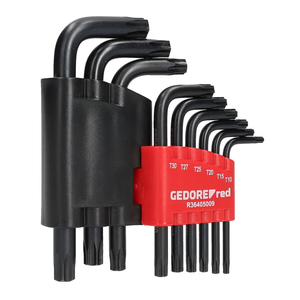 Miniatuur van GEDORE Red torx sleutelset haaks 9-delig (3301354)