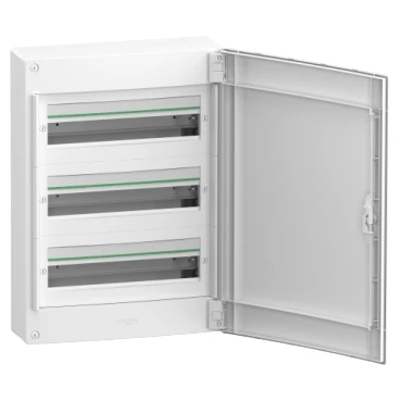 Miniatuur van Schneider Electric PrismaSeT XS lege zekeringkast 3-rijen van 18 modules 125A blinddeur IP40 - wit (LVSXL318)