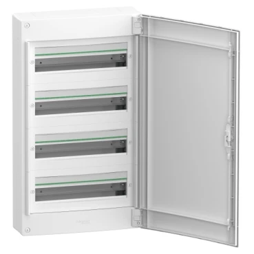 Miniatuur van Schneider Electric PrismaSeT XS lege zekeringkast  4-rijen van 18 modules 125A blinddeur IP40 - wit (LVSXL418)