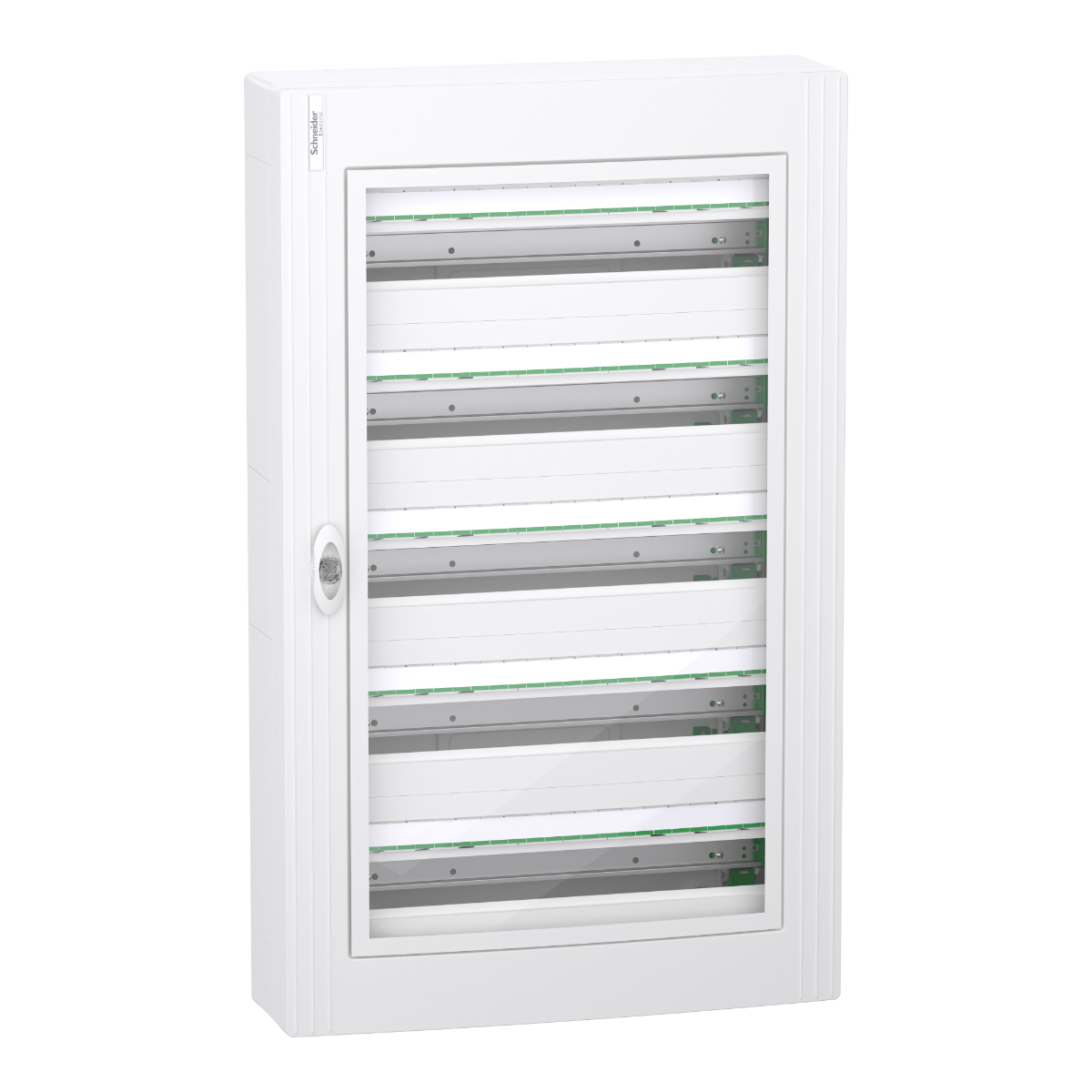 Miniatuur van Schneider Electric prismaSeT lege zekeringkast 5-rijen 120 modules met transparante deur (LVSXM524)