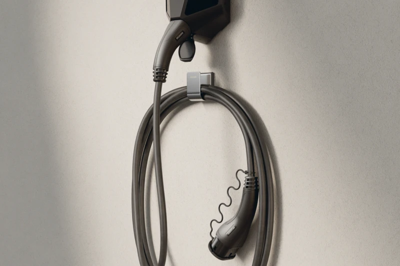 Miniatuur van Easee ophangbeugel voor laadkabel - RVS (90103)