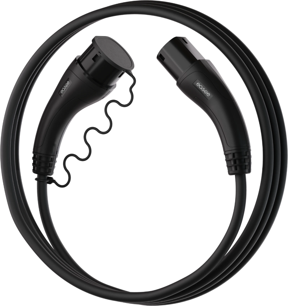 Miniatuur van Easee laadkabel type 2 naar type 2 32A (3,7 - 22kW) - 7,5 meter (90201)