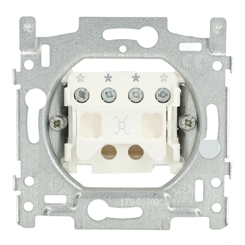 Miniatuur van Niko sokkel kruisschakelaar 10A met schroefklemmen en klauwen (170-01700)