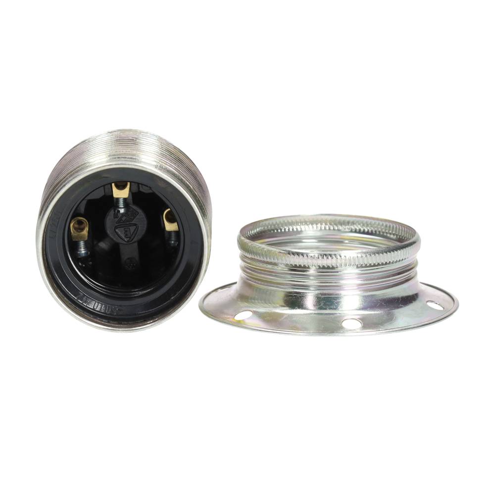 Miniatuur van Kopp lamphouder E27 metaal met ring messing (212600003)