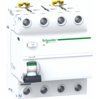 Miniatuur van Schneider Electric differentieelschakelaar iID 4-polig 100A 300mA type A (A9R04491)